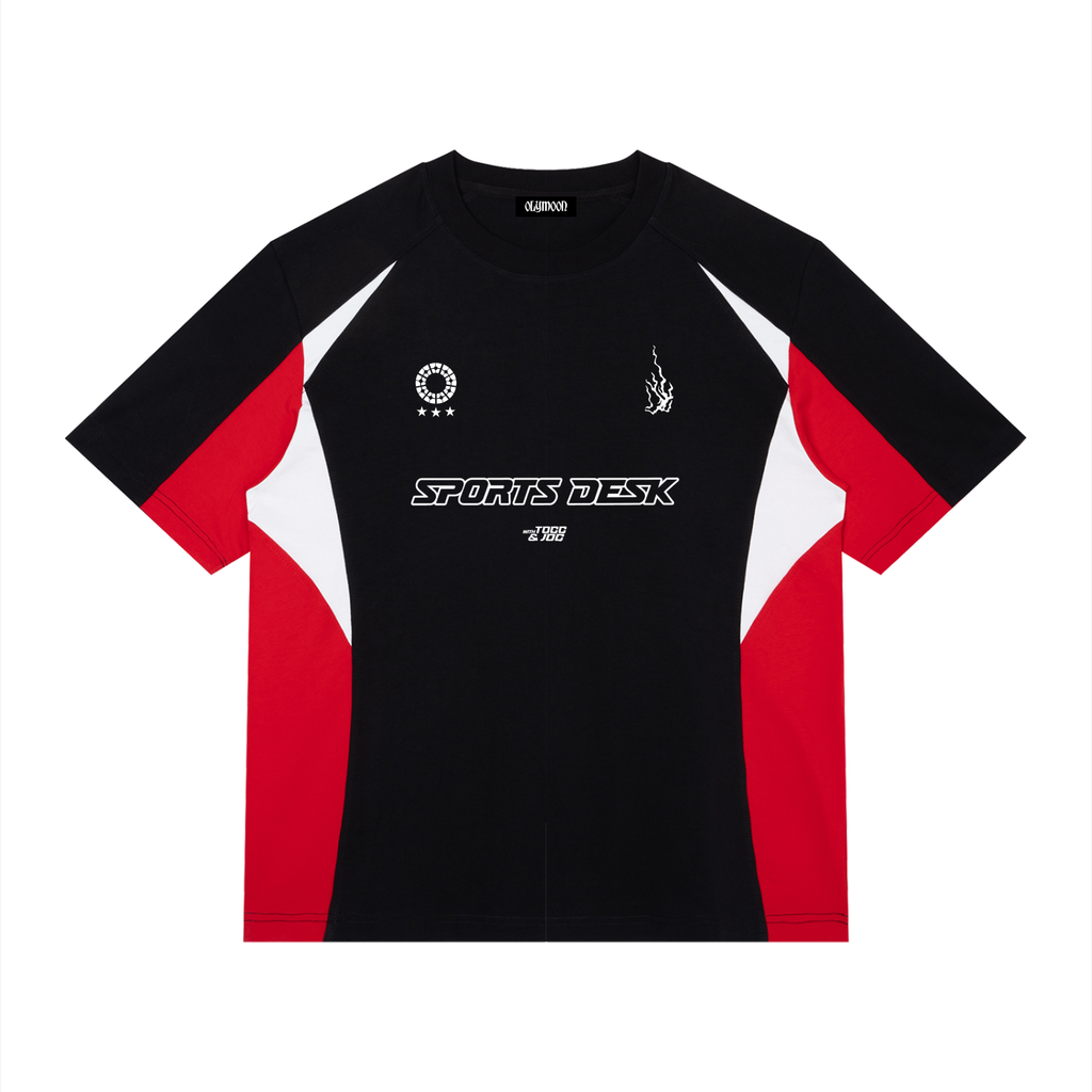 Sports Desk red jersey