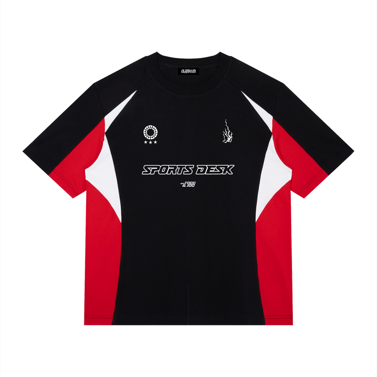 Sports Desk red jersey