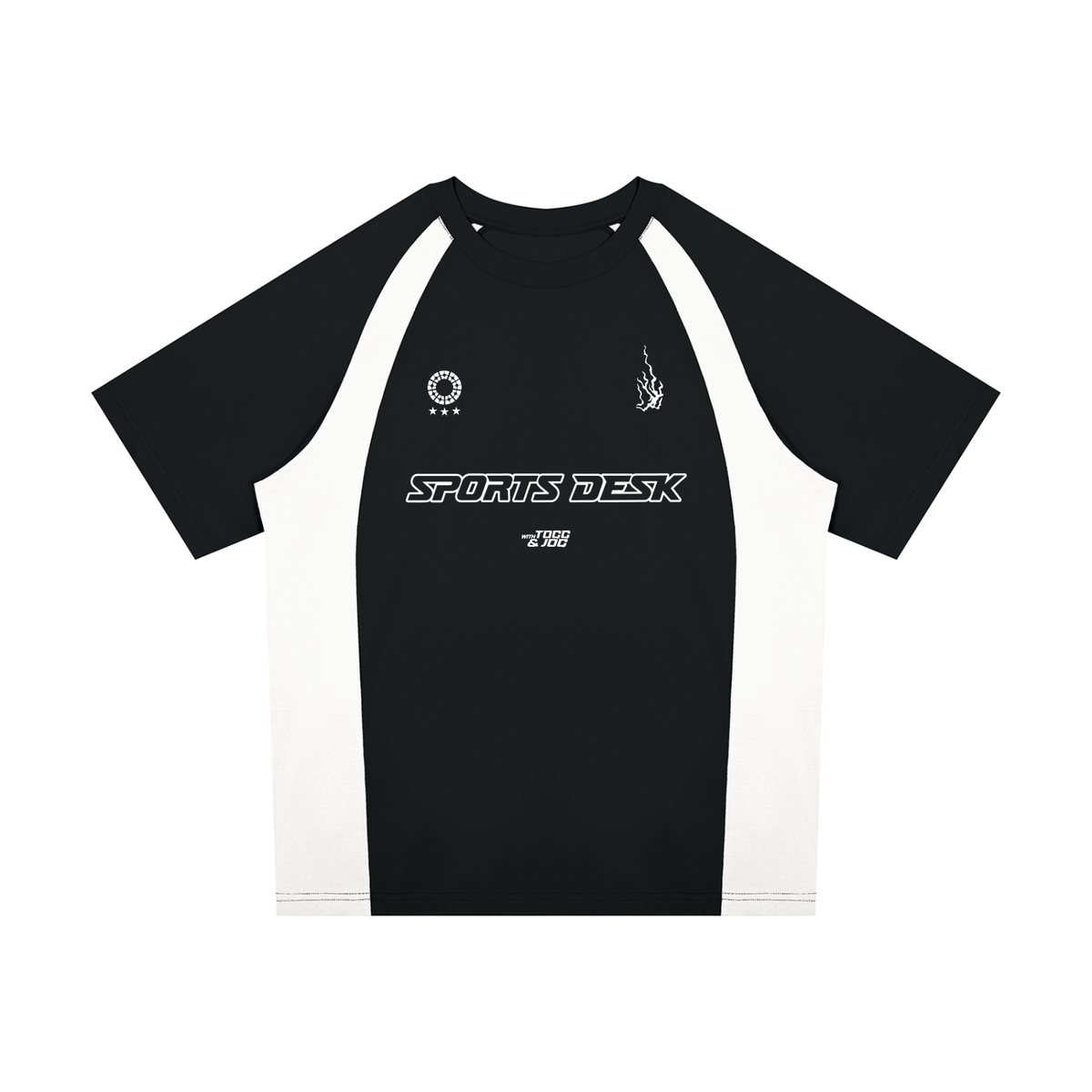 Sports Desk black and white jersey
